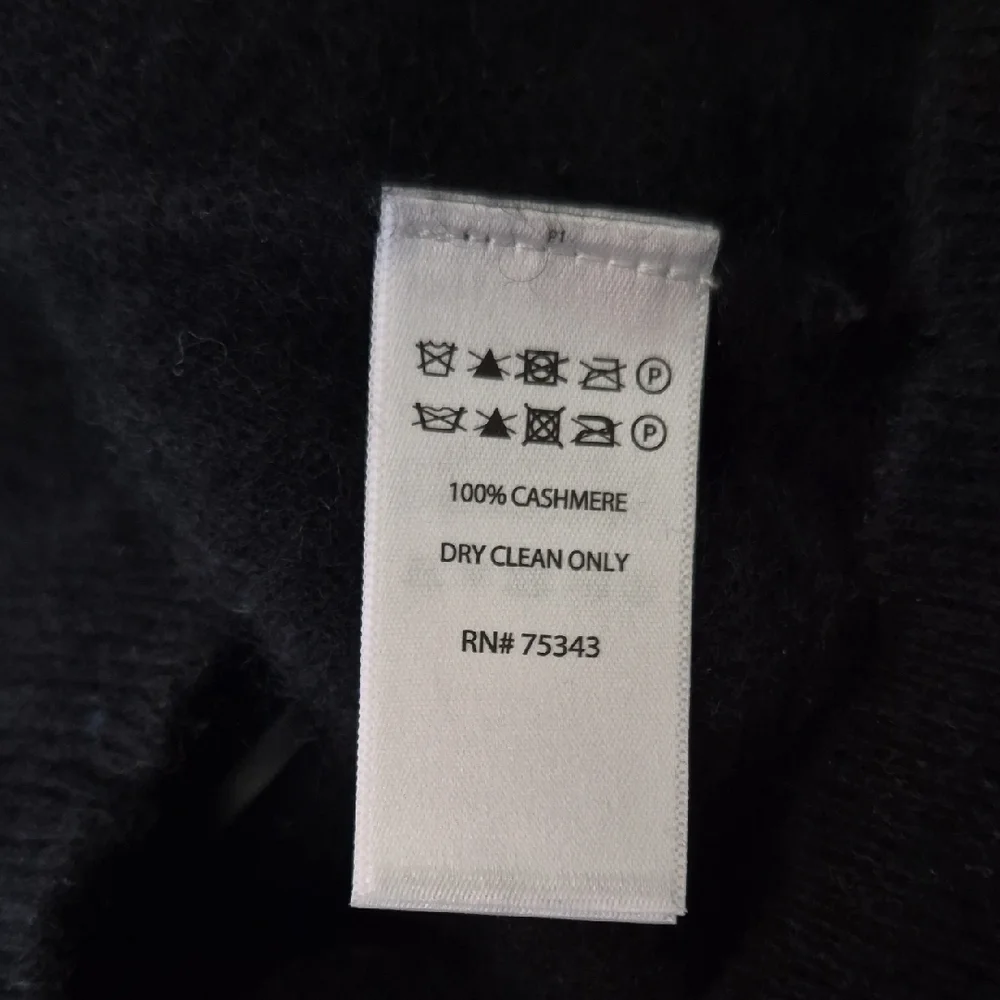 Tahari Classic Black Cowl Neck Sweater - Picture 4 of 4